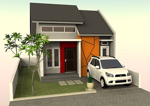foto tampak rumah tipe 45 perumahan PERUMAHAN PONDOK INDAH SANGGAOEN