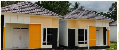 foto tampak rumah tipe 36 perumahan RH Property Residence 3