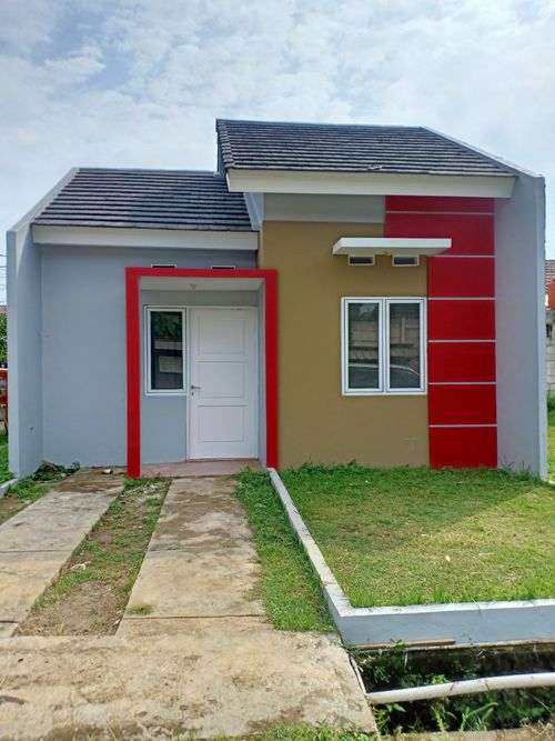 foto tampak rumah tipe 36 perumahan Cluster mutiara korelet2
