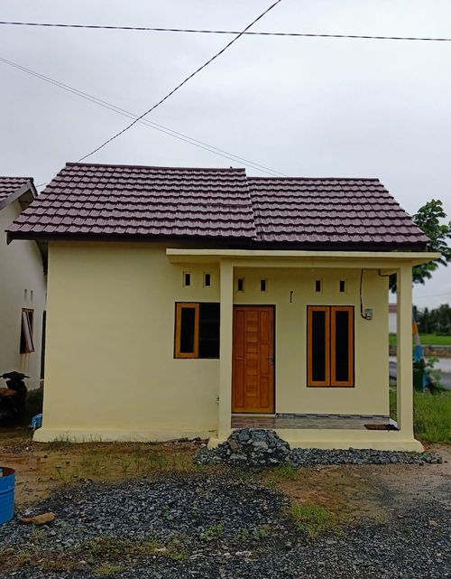 foto tampak rumah tipe 36 perumahan SIPORIO