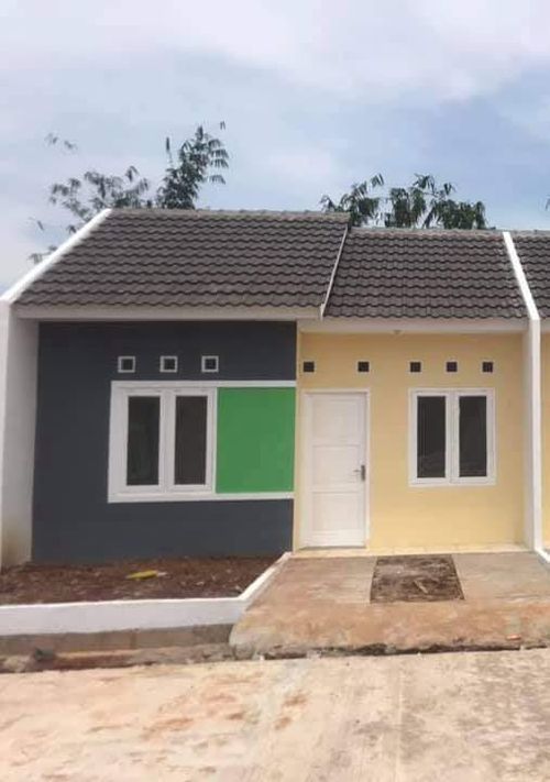 foto tampak rumah tipe 30/60 perumahan Dawuan Indah
