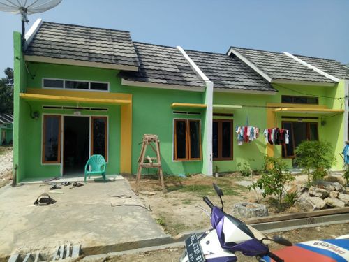 foto tampak rumah tipe 36 m2 perumahan SLARA GEBANG ASRI