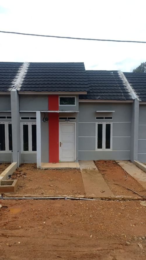 foto tampak rumah tipe subsidi perumahan Damai Lestari Residence 5