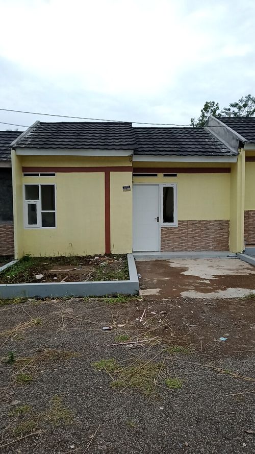 foto tampak rumah tipe subsidi perumahan CEMERLANG INDAH RESIDENCE