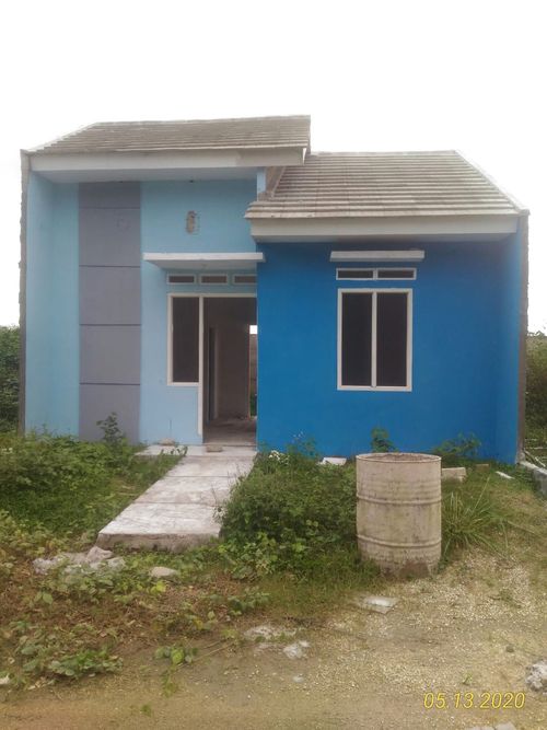 foto tampak rumah tipe 30/60 perumahan Mega Pesona 2
