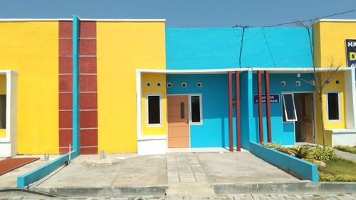 foto tampak rumah tipe 22/66 perumahan Lentera Bandungrejo Permai