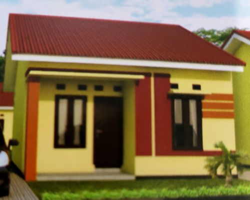 foto tampak rumah tipe 36/121 perumahan Berkah Kandang Mas 3