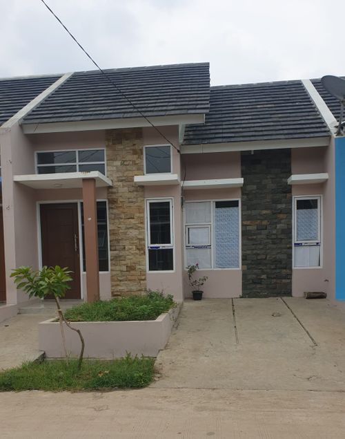 foto tampak rumah tipe 41 perumahan GREEN MUTIARA 2