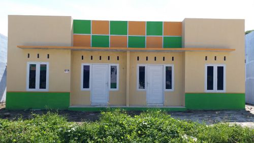 foto tampak rumah tipe 36/98 perumahan GRANIT INDAH RESIDENCE