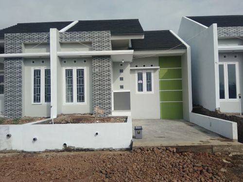 foto tampak rumah tipe 36 perumahan Melati Mas Residence 2