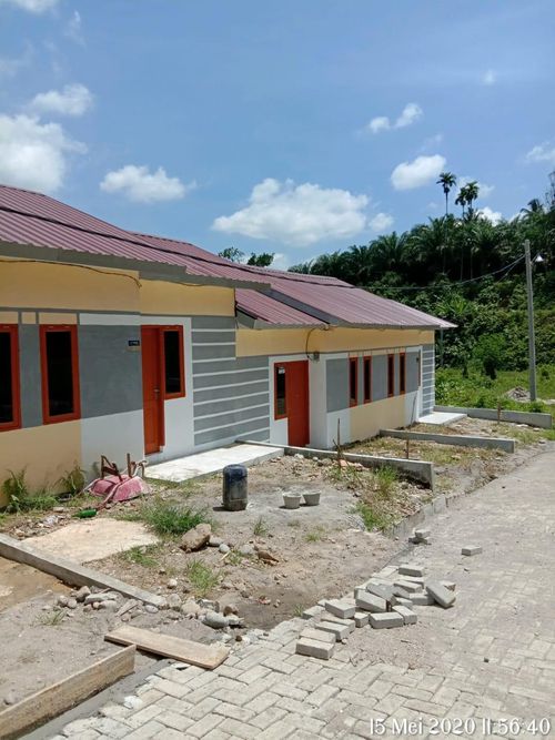 foto tampak rumah tipe 34 perumahan JOHOR MEDAN