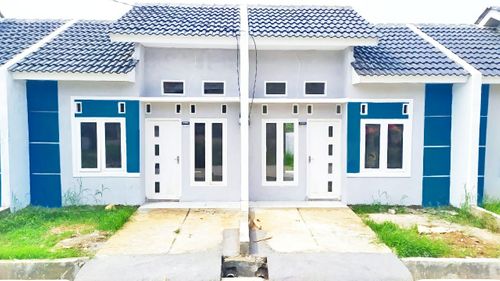 foto tampak rumah tipe FLPP 2021 perumahan Purwasari Indah
