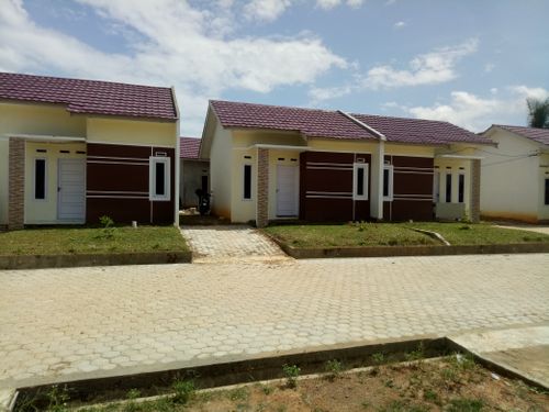 foto tampak rumah tipe 36 perumahan Mayang gemilang