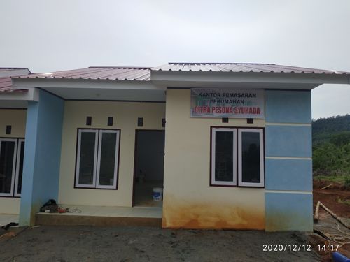 foto tampak rumah tipe 36/91 perumahan CITRA PESONA SYUHADA