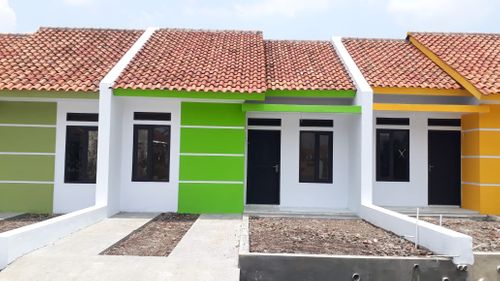 foto tampak rumah tipe 36/72 perumahan MEGA MUTIARA TASIK REGENCY