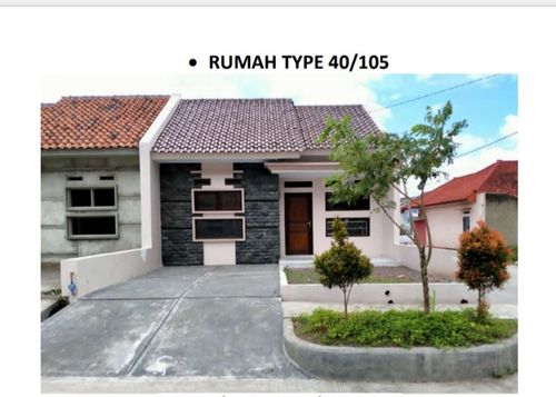 foto tampak rumah tipe 40/105 perumahan MEGA MUTIARA TASIK REGENCY