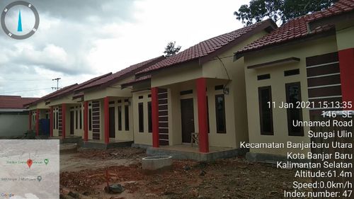 foto tampak rumah tipe ARWANA RECIDENCE 6 perumahan KOMPLEK ARWANA RECIDENCE 6