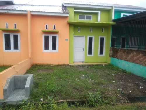 foto tampak rumah tipe 36 perumahan Perumahan Grand Permata Mencirim