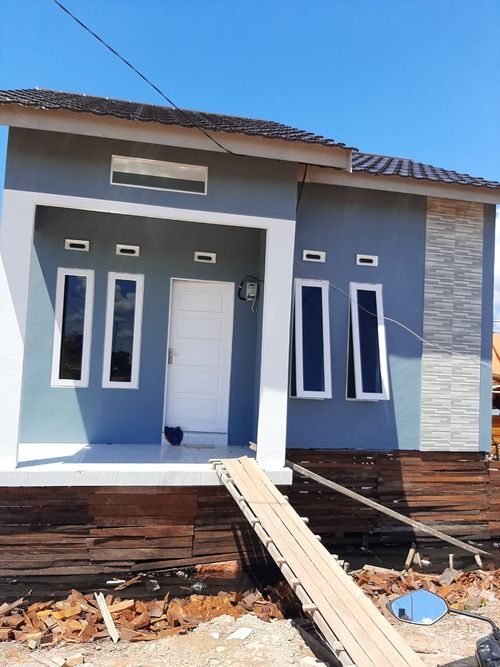 foto tampak rumah tipe 36 perumahan Griya Annisah Permai III