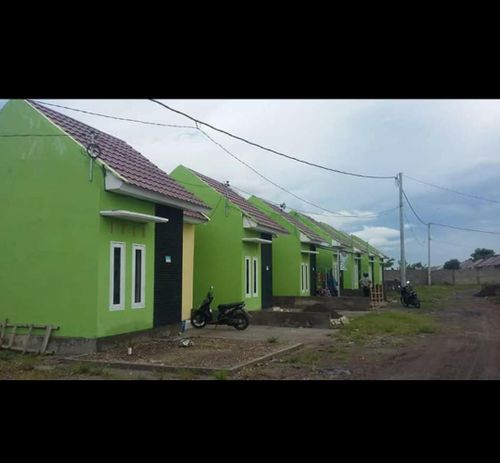 foto tampak rumah tipe 24/75 perumahan GRAHA AL HAJAT 