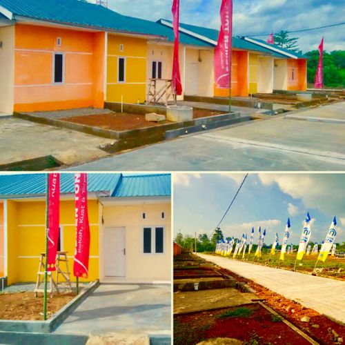 foto tampak rumah tipe 36 perumahan Puri Carangki