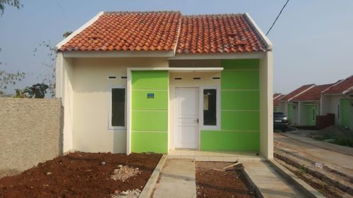 foto tampak rumah tipe 30/72 perumahan ALAM JAYA RESIDENCE