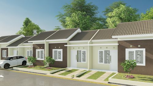 foto tampak rumah tipe 29/60 perumahan NIRWANA BOJONG RESIDENCE