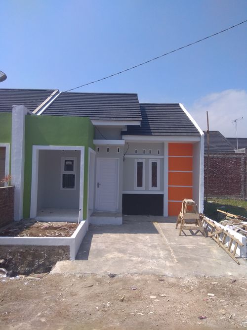 foto tampak rumah tipe 36 perumahan Melati Mas Residence 3