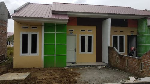 foto tampak rumah tipe 36 perumahan GRIYA AZZAHRA 3