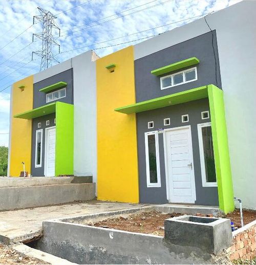 foto tampak rumah tipe 36/72 perumahan CLUSTER KEMILING VILLAGE