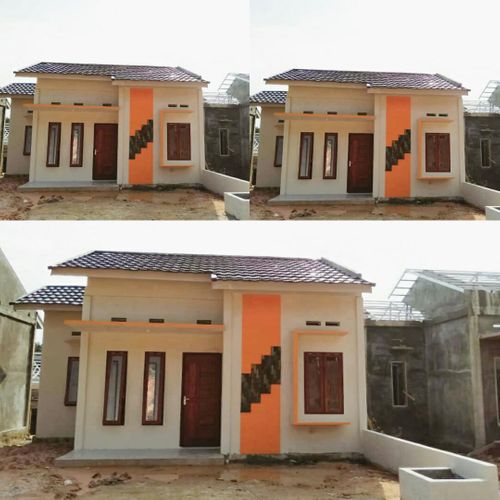 foto tampak rumah tipe 36 RSH perumahan Budi Luhur Regency
