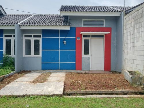foto tampak rumah tipe 29 perumahan Griya Asri Tigaraksa