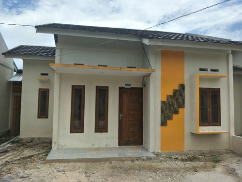 foto tampak rumah tipe 36 RSH perumahan Budi Luhur Regency
