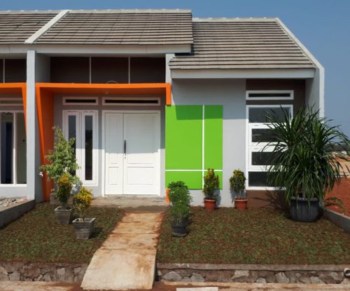 foto tampak rumah tipe 36/60 perumahan GRIYA FAMILY 4 CIBITUNG 