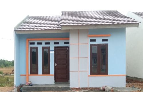 foto tampak rumah tipe 36 RSH perumahan Palem Srigading Indah 4