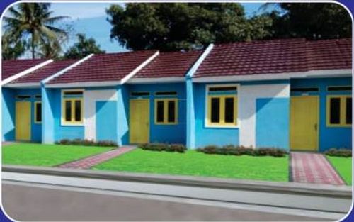 foto tampak rumah tipe 36 perumahan Permata Asri