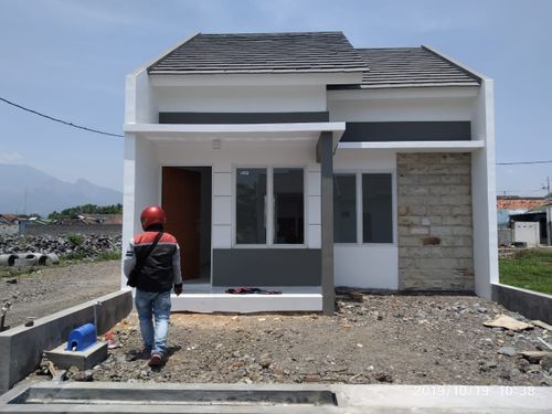 foto tampak rumah tipe 36 perumahan Cluster Wijaya Kusuma