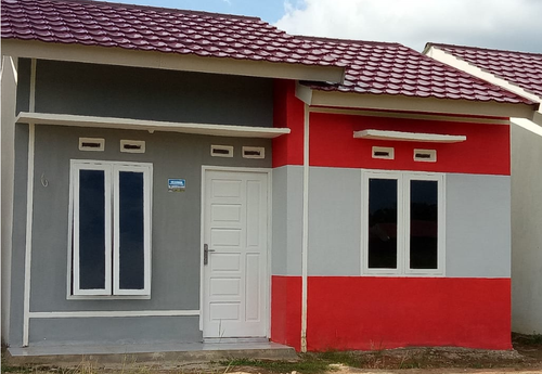 foto tampak rumah tipe 36 perumahan Perumahan Hartamas Residence