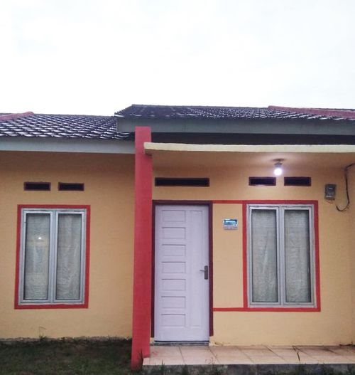 foto tampak rumah tipe 36 perumahan Zafir Land