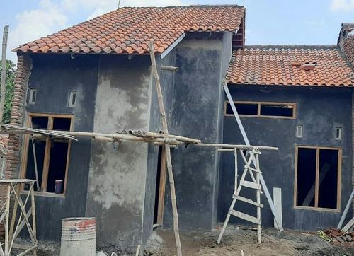 foto tampak rumah tipe  36/70 perumahan Griyo Afa Pesona Trayeman