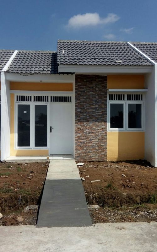 foto tampak rumah tipe AGATE 156.000.000 perumahan GRIYA MAHAKARYA RESIDENCE