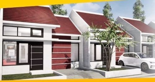 foto tampak rumah tipe 30 perumahan de' Griyaland