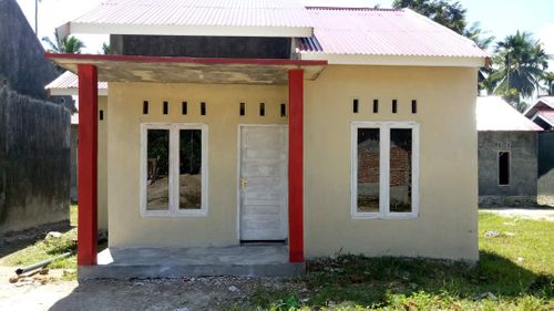 foto tampak rumah tipe 36/108 perumahan GRAHA DIRGA BAKRIE III