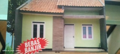 foto tampak rumah tipe 30/60 perumahan Nuansa salam jaya