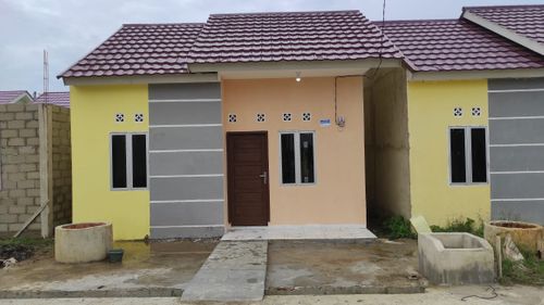 foto tampak rumah tipe 36 perumahan Bumi Indah Lestari