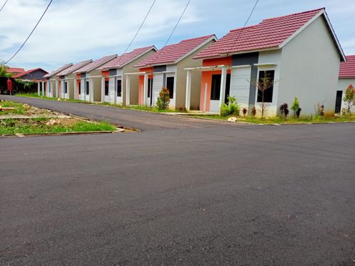 foto tampak rumah tipe 36/112 perumahan Arafah Residence