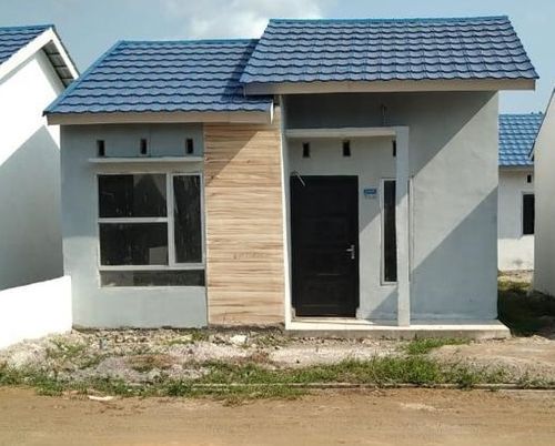 foto tampak rumah tipe 36 perumahan Gading Residence