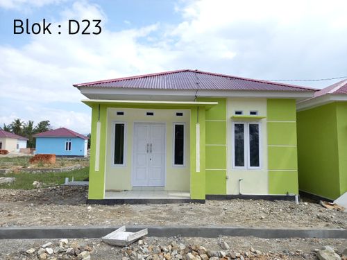 foto tampak rumah tipe 36/90 perumahan Griya Tunas Mandiri