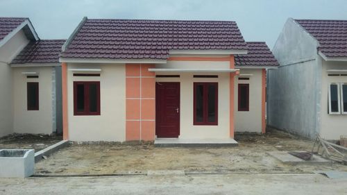 foto tampak rumah tipe 36 perumahan Griya Tiga Putri