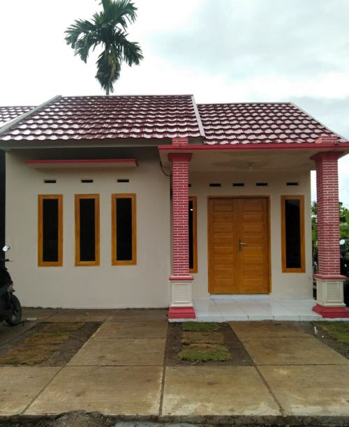 foto tampak rumah tipe 36 perumahan SPARCO INDAH PRATAMA BANDA KUNDU